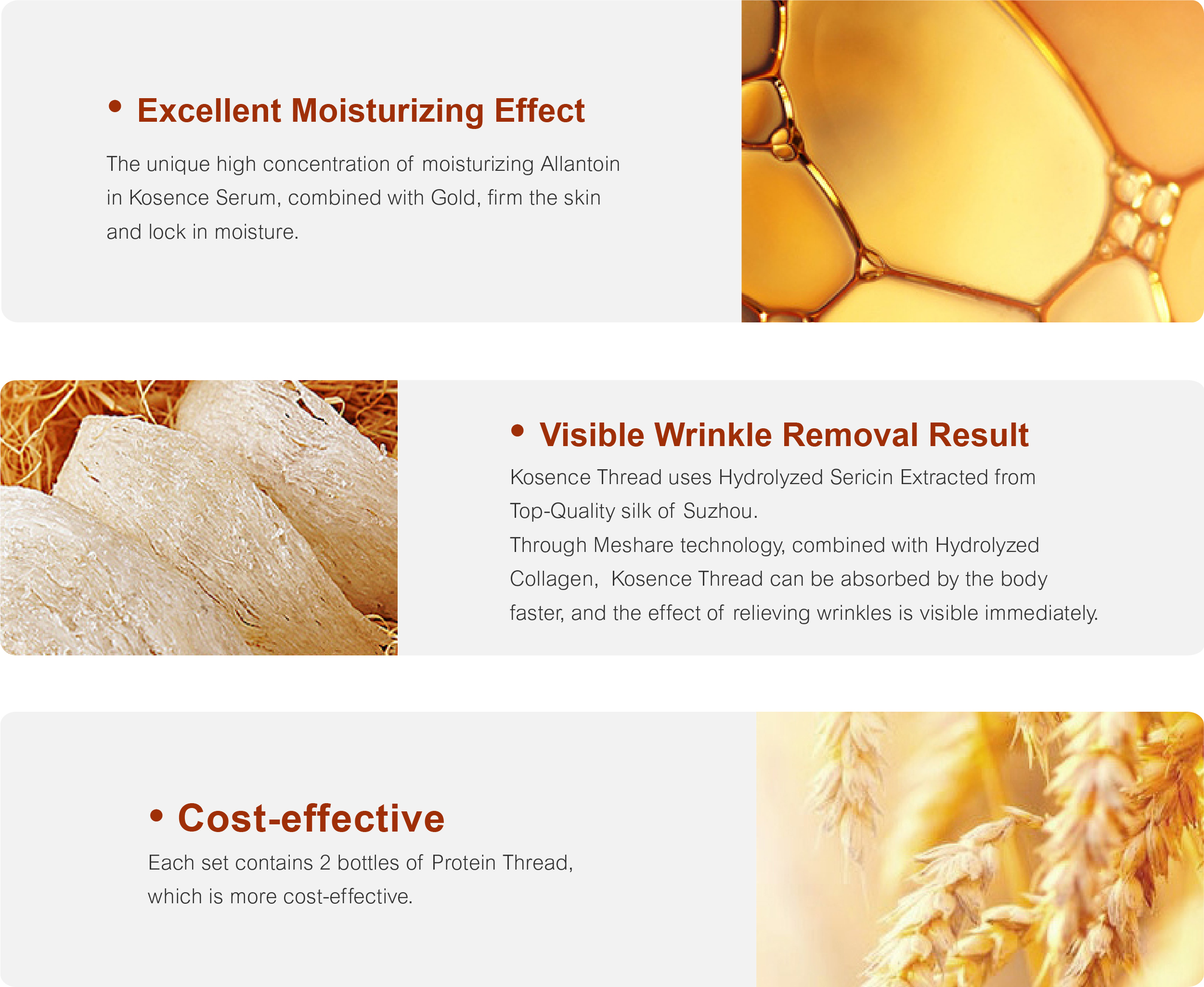 Golden Protein Thread Golden Protein Thread