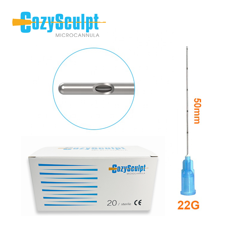 CozySculpt 22G 50mm Blunt Tip Micro Cannula