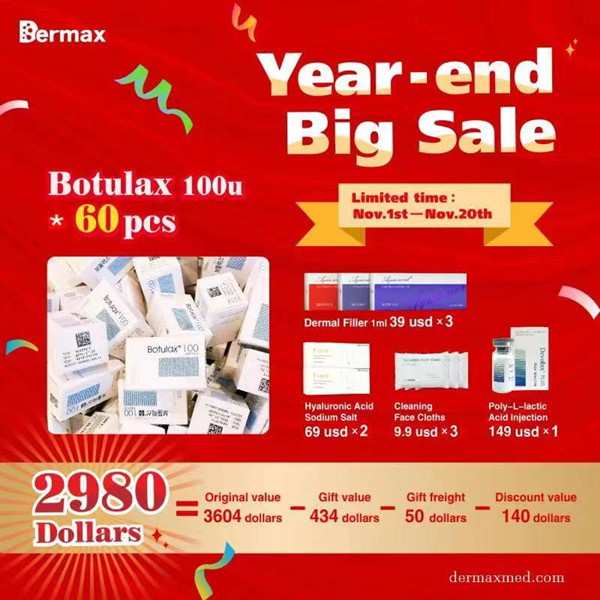 dermax botulax year end sale