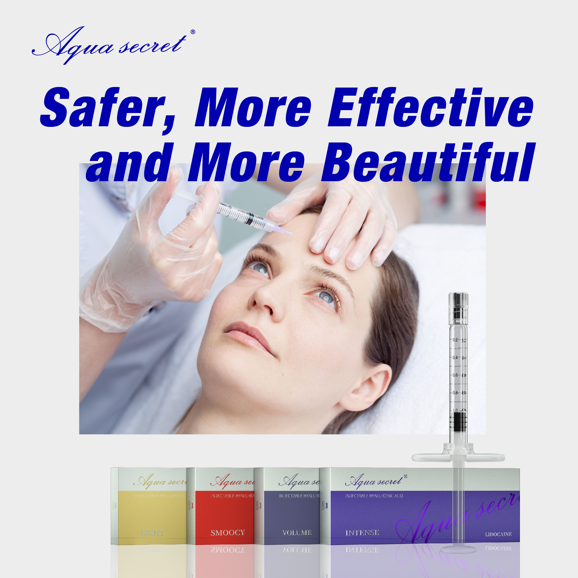 Inject hyaluronic acid to make the forehead fuller