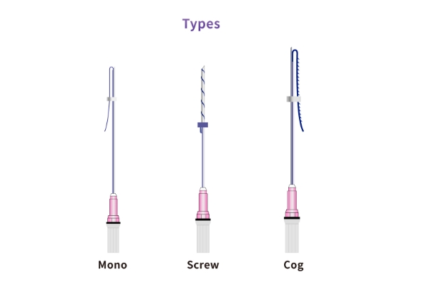 PDO THREAD: Mono Threads Vs Screw Threads Vs Cog Thread - Dermax