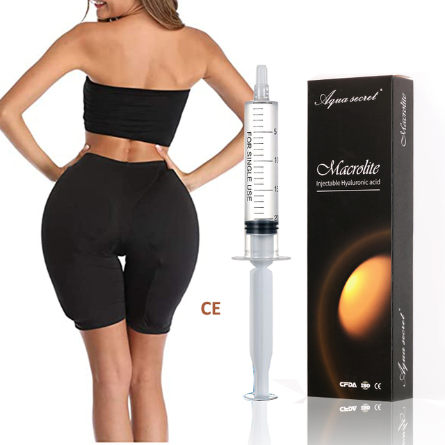 Macrolite® hyaluronic acid buttock injections before after