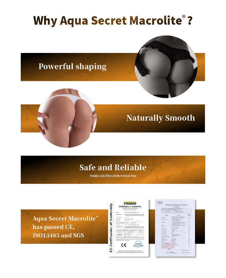 Macrolite dermal filler buttocks advantage