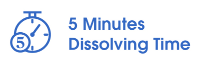 5 Minutes Dissolving Time