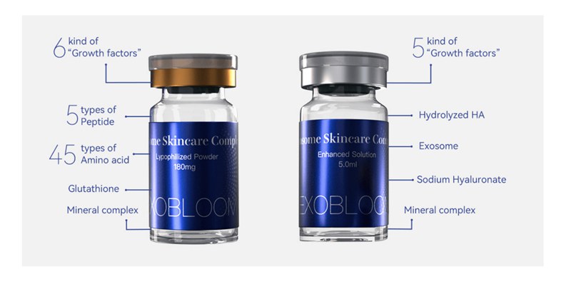 main components of exosomes for skin